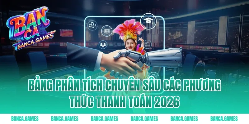 Bảng phân tích chuyên sâu các phương thức thanh toán 2026